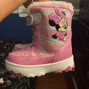 Light up Minnie Mouse rain boots toddler